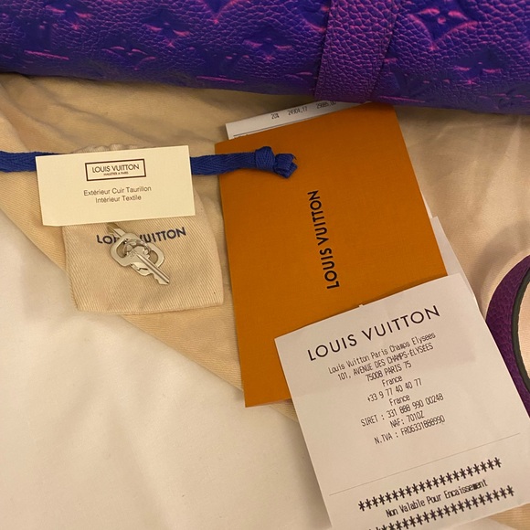 Keepall 50 Tau.Mng BL Rose Bull Calf Leather Weekend/Travel Bag - Picture 10 of 12